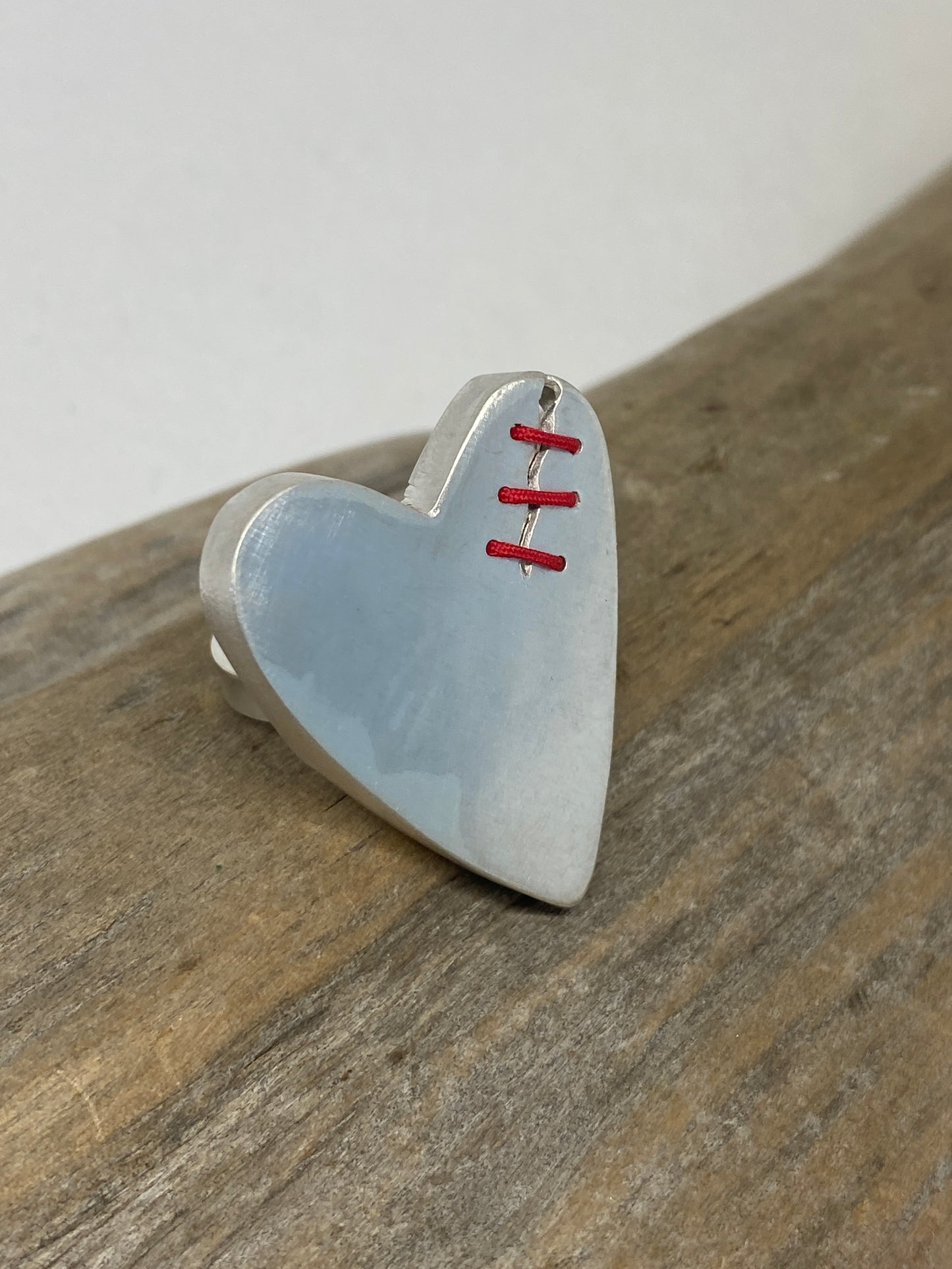 Anillo corazón zurcio